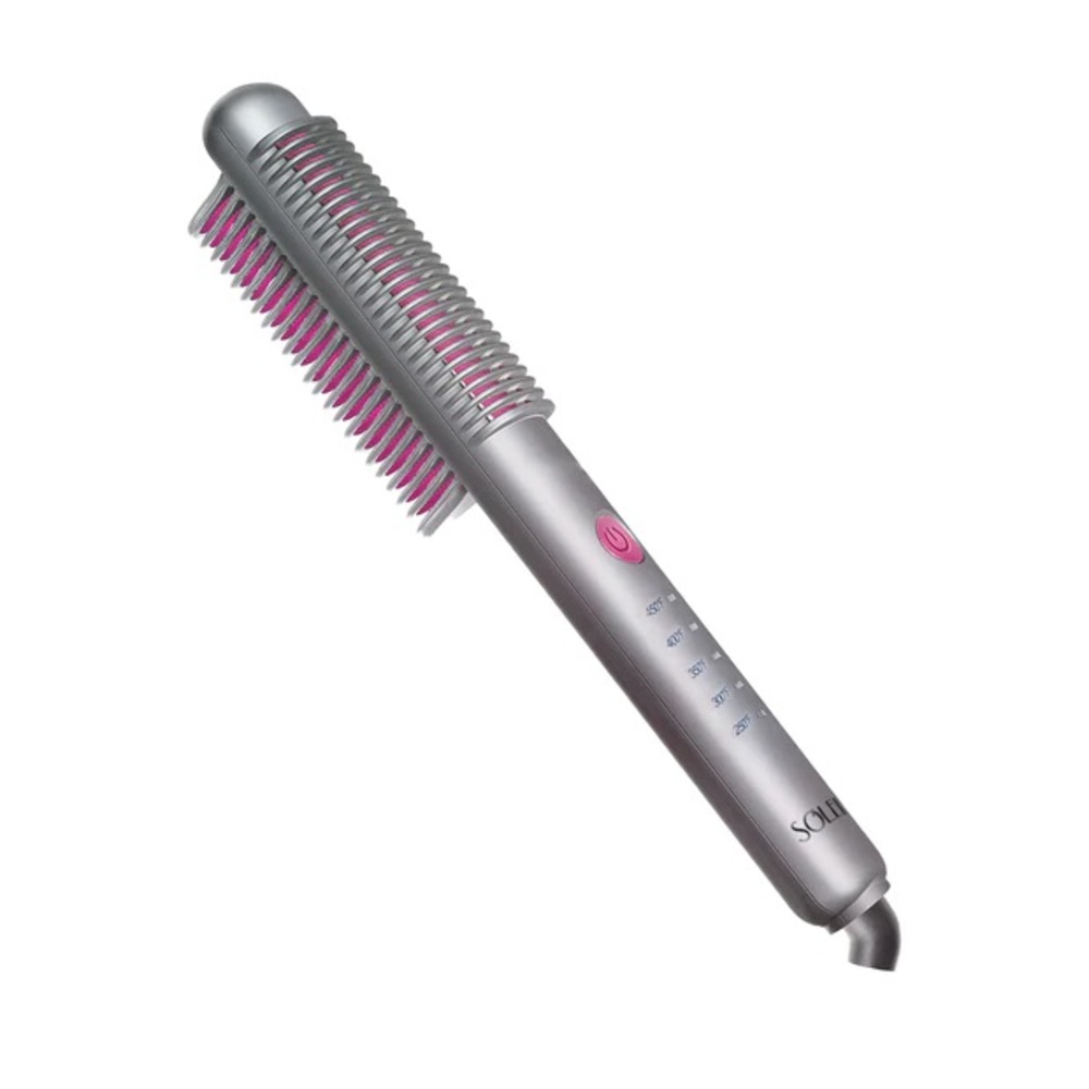 Soleil Styling Comb Silver And Pink